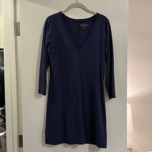 Lilly Pulitzer 3/4 Sleeve Navy Dress